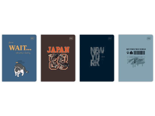 Zeszyt A5 60# M 70g UV Boys MIX [opakowanie=10szt]