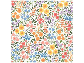 Serwetki POL-MAK Daisy Lunch 33cm 20szt. Spring Flowers Meadow SDOG039101 [opakowanie=24szt]