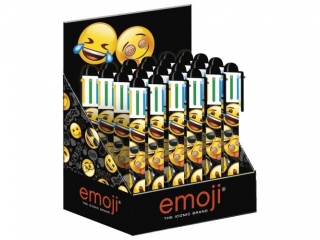 Długopis 6 kolorów DERFORM Emoji 10 display