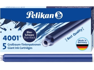 Naboje atramentowe PELIKAN długie niebieskie