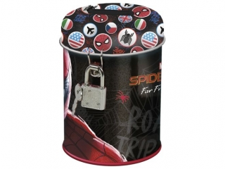Skarbonka z kłódką DERFORM Spider-Man 13