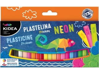 Plastelina KIDEA Mix 24 kolory