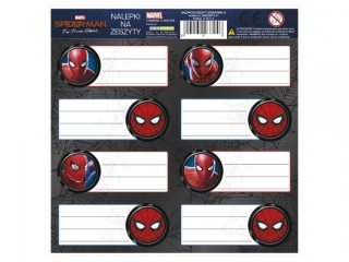 Naklejki na zeszyt DERFORM Spider-Man 13