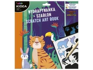 KREATYWNE WYDRAPYWANKI Z SZABLONAMI A KIDEA
