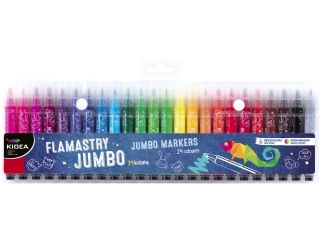 FLAMASTRY JUMBO 24 KOLORY KIDEA  SEZON2024