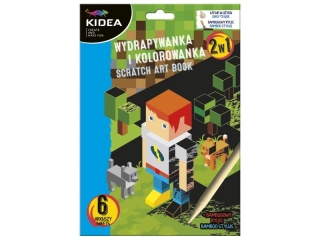 WYDRAPYWANKA I KOLOROWANKA 2W1 (GAME) KIDEA
