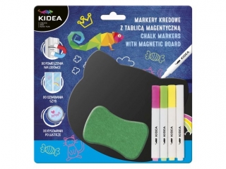 ZESTAW MARKERY KREDOWE Z TABLIC� MAGNETYCZN� KIDEA