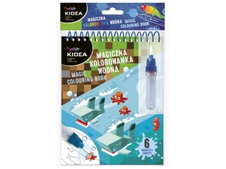 MAGICZNA WIELORAZOWA KOLOROWANKA WODNA J KIDEA (GAME)
