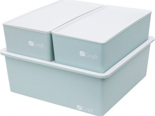 ORGANIZER - PUDEŁKO DO PRZECHOWYWANIA, MINT, 30 x 30 x 11 CM. NZWR-DLP