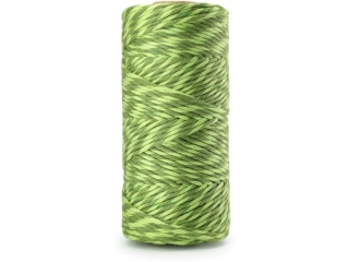 SZNUREK BAWENIANY SKRCANY 3MM 100M, TWIST LIMONKOWO-ZIELONY