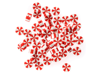 KORALIKI POLIMEROWE, CUKIERKI SWITECZNE, 1 CM, 48 SZT [opakowanie=3szt]