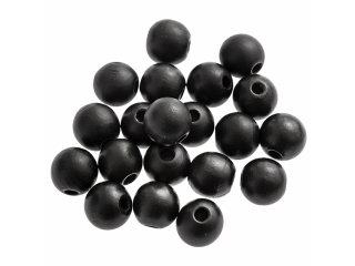 KORALIKI DREWNIANE, 16 MM, MATOWA CZER - 20 SZT [opakowanie=3szt]