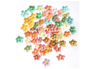 KWIATY PAPIEROWE, 2 CM, 60 SZT [opakowanie=6szt] NZWR-DLP