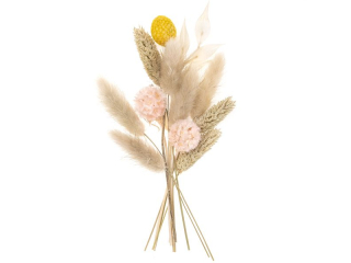 MINI BUKIET SUSZONYCH KWIAT�W, OK. 20 CM, "BEIGE TOUCH" NZWR-DLP