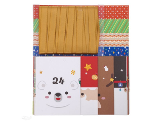 KALENDARZ ADWENTOWY DIY PUDE�ECZKA, 24SZT. [opakowanie=3szt] BN-DLP