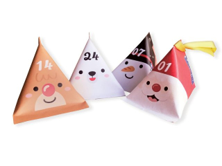 KALENDARZ ADWENTOWY DIY PUDE�ECZKA, 24SZT. [opakowanie=3szt] BN-DLP