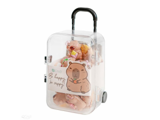 ZAWIESZKI POLIMEROWE 3D KAPIBARA, WALIZKA, 20 SZT. [opakowanie=3szt]