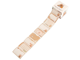 NAKLEJKI NA ROLCE - ETYKIETY KAPIBARA 7, 5 X 6, 5 CM, 256 SZT. [opakowanie=3szt]