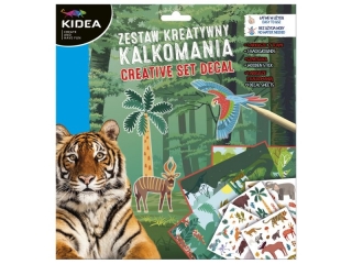 ZESTAW KREATYWNY - KALKOMANIA C KIDEA (ZWIERZ�TA)