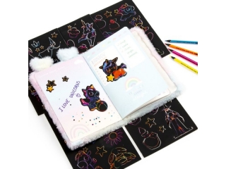 NAKLEJKI DO WYDRAPYWANIA MAGICZNY ŚWIAT KIDEA