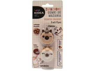GUMKI DO MAZANIA ZAPACHOWE KOTEK I LAMA 2 SZT. KIDEA