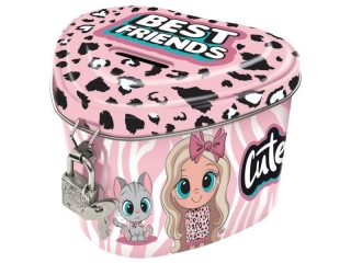 SKARBONKA Z K��DK� SERCE BEST FRIENDS 10