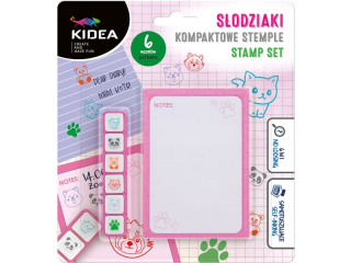 KOMPAKTOWE STEMPLE SODZIAKI ART SET 6 KOLORW KIDEA
