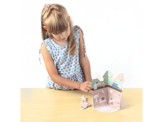 KREATYWNY DOMEK 3D DLA KSIĘŻNICZEK KIDEA