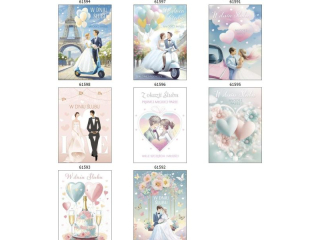 Laurka z brokatem B6B 117x167 z kopert� POL-MAK �lub B6B_SL_757 [opakowanie=25szt]