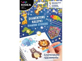 NAKLEJKI DIAMENTOWE WESO�E ZWIERZ�TA KIDEA