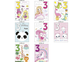 Laurka z cyframi na g�bkach exclusive B6GE 117x167 z kopert�POL-MAK urodziny 3 B6GE_URDZIE_766_U3 [opakowanie=10szt]