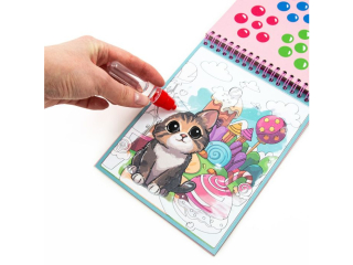 MAGICZNA WIELORAZOWA KOLOROWANKA WODNA P KIDEA (KOTKI)