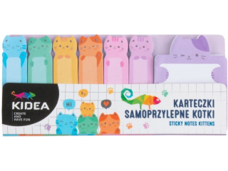 KARTECZKI SAMOPRZYLEPNE KOTKI A KIDEA