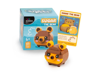 KLOCKI SNAPETS MI BRZOWY KIDEA