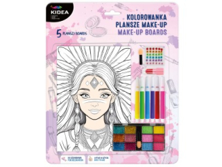KOLOROWANKA PLANSZE MAKE-UP KIDEA