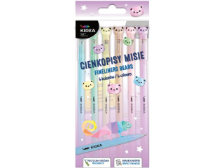 CIENKOPISY 6 KOLOR�W MISIE KIDEA