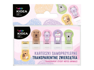KARTECZKI SAMOPRZYLEPNE TRANSPARENTNE ZWIERZ�TKA KIDEA