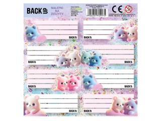 NALEPKI NA ZESZYTY BACKUP 8 A 23 [opakowanie=25szt]