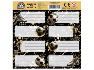 NALEPKI NA ZESZYTY PI�KA 21 [opakowanie=25szt]