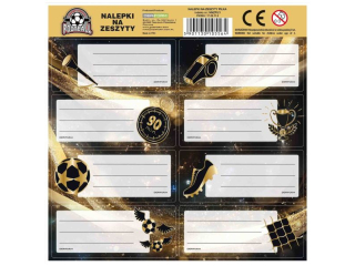 NALEPKI NA ZESZYTY PI�KA 21 [opakowanie=25szt]