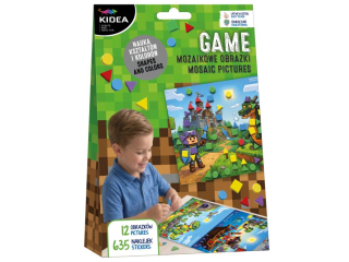MOZAIKOWE OBRAZKI KOLORY I KSZTAŁTY GAME KIDEA