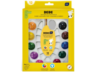 Farby akwarelowe 12k pal p�dz BEBE Kids