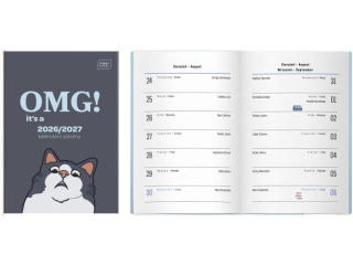 Kalendarz szkolny zeszytowy B6 48 Funny Cat 27