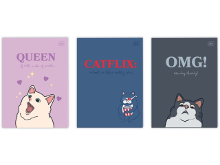 Zeszyt A4 32# M 70g Hybrid Cats [opakowanie=10szt]