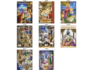 Laurka z brokatem B6B 117x167 z kopert  POL-MAK GWIAZDKA B6B_GWRL_280  [opakowanie=25szt]