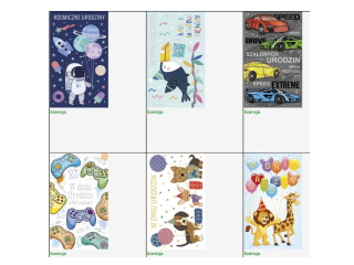 Laurka  LO 115x190 z kopert�  POL MAK Urodziny LOBK_URDZIE_782 [opakowanie=25szt]