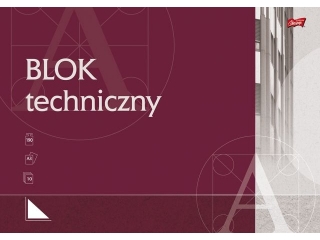 Blok techniczny A3 10 kartek okadka kredowana 190 g/m2 [opakowanie=10szt]