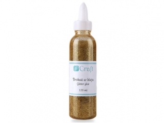 Brokat w kleju DPCRAFT 120ml - Gold