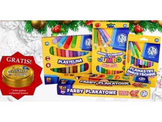 Astra Zestaw 2 Kolorowy zawrót głowy gratis:Plastelina IQ Cosmic za 9, 99zł