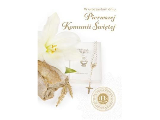 Laurka C6 110x155 Komunia z kopert�  POL-MAK Komunia C6_KOM_64400 [opakowanie=10szt]